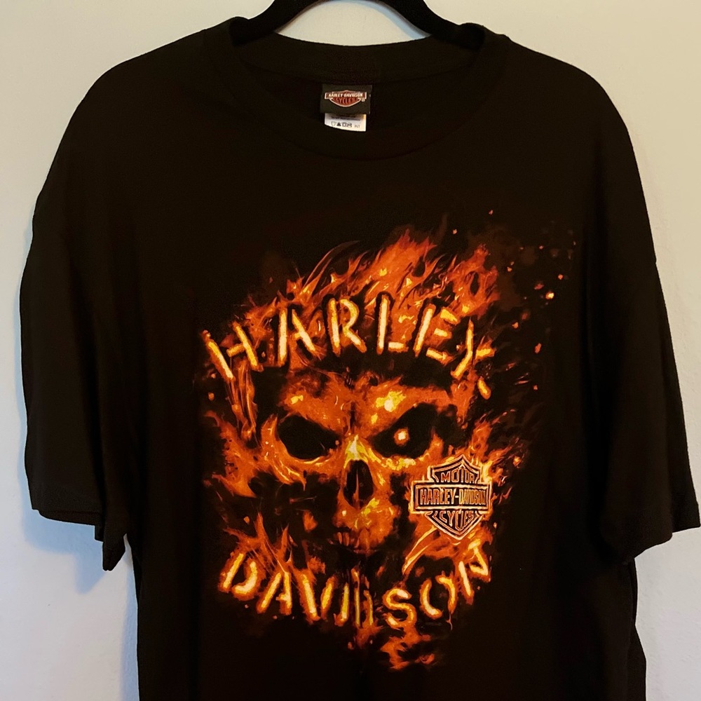 Harley Davidson lone wolf tshirt